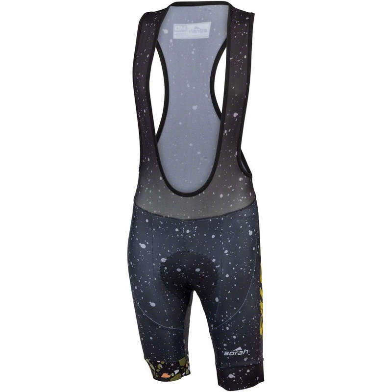 Salsa Mens Terrazzo Bib Short - Medium Black