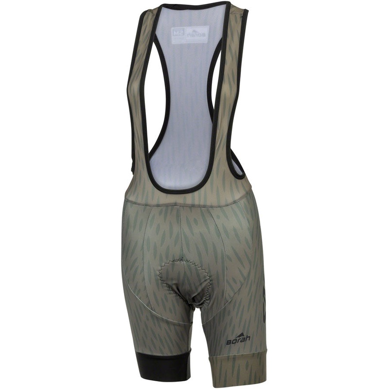 Salsa Womens Hinterland Bib Short - Small Olive Green