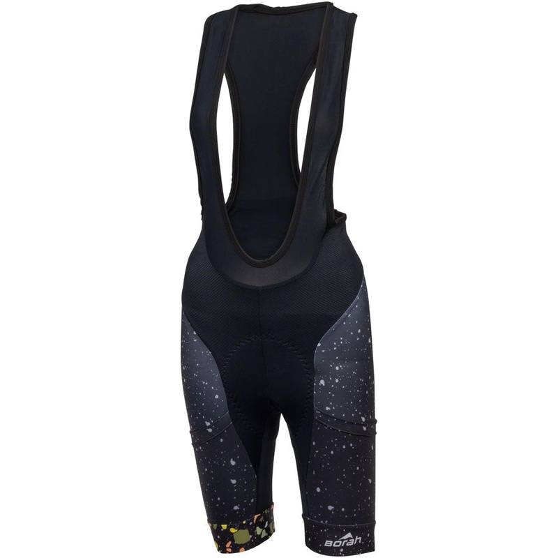 Salsa Womens Terrazzo Aero Cargo Bib Short - Small Black