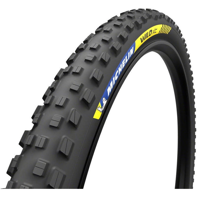 Michelin Wild XC Race Tire - 29 x 2.35 Tubeless Folding BLK Racing Line GUM-X Cross Shield E-Bike