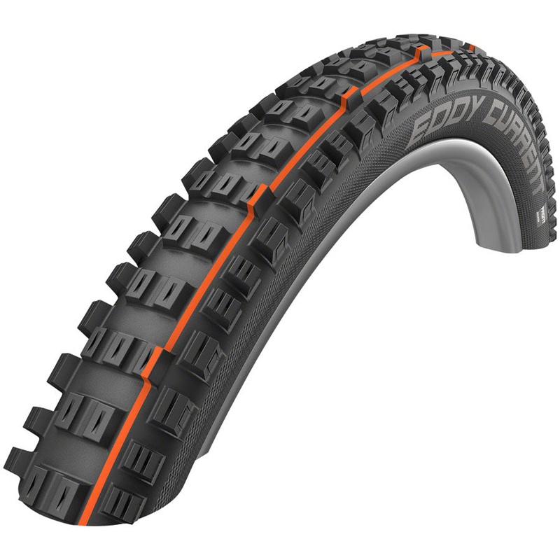 Schwalbe Eddy Current Front Tire - 29 x 2.4 Tubeless Folding BLK Super Trail Addix Soft