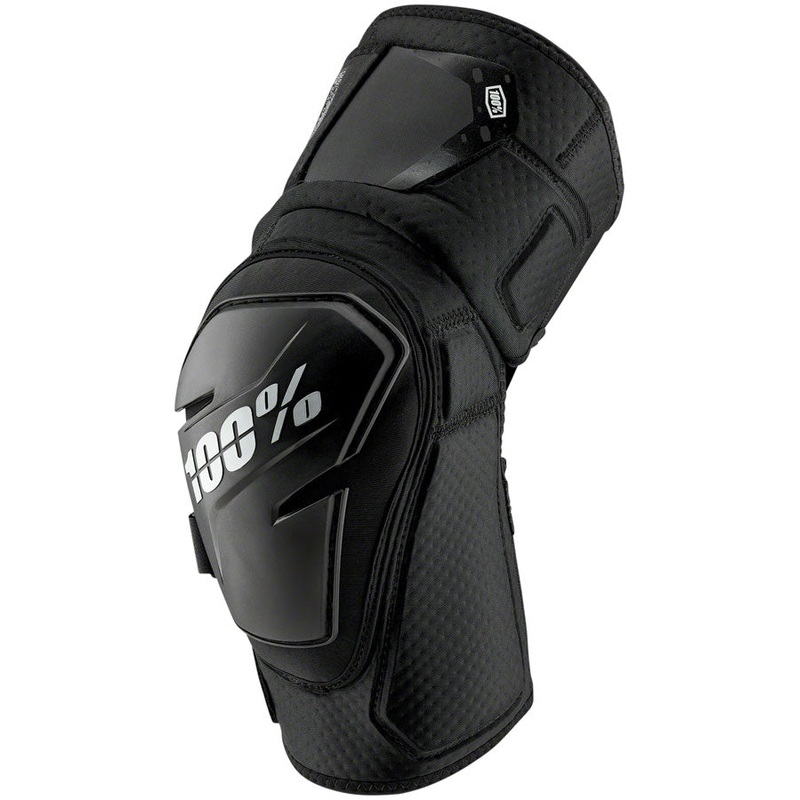100% Fortis Knee Guards - Black Large/X-Large