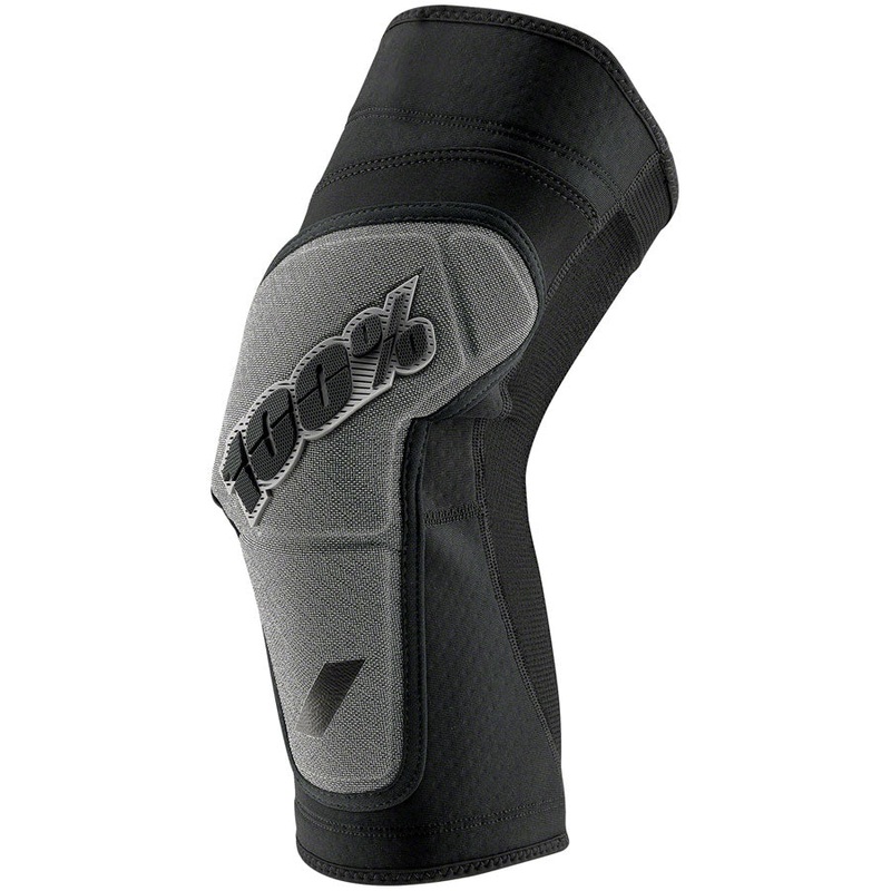 100% Ridecamp Knee Guards - Black/Gray X-Large