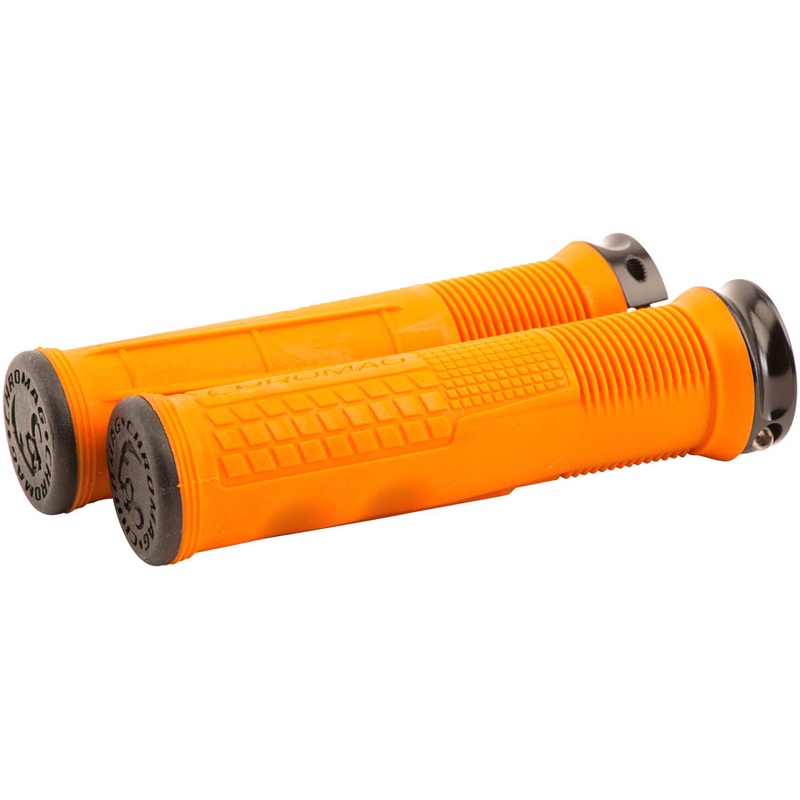 Chromag Format Grips 133mm Orange Pair