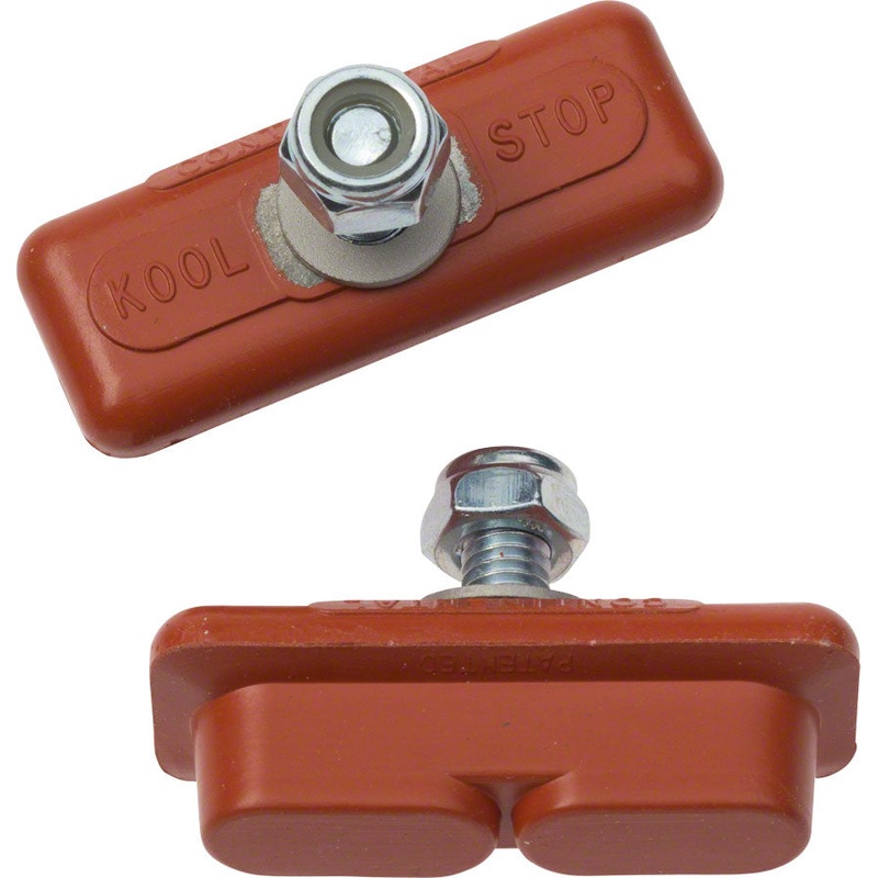 Kool Stop Continental Pads Threaded - Salmon Pr