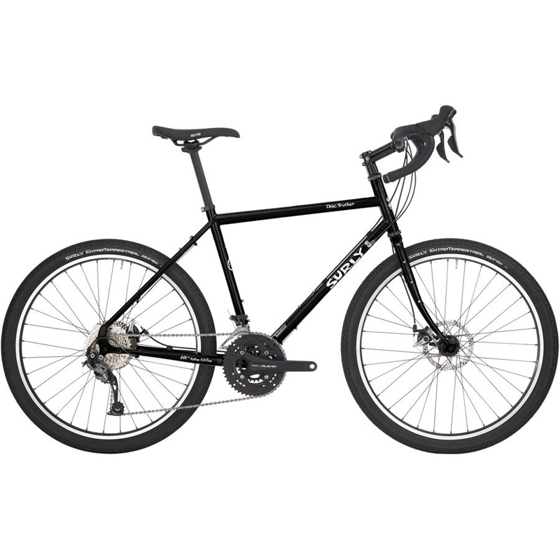 Surly Disc Trucker Bike - 26" Steel Hi-Viz Black 54cm