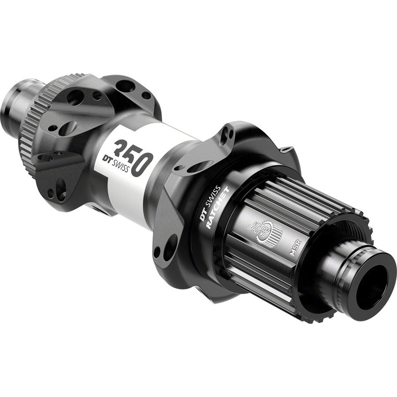DT Swiss 350 Rear Hub - 12 x 142mm Center-Lock Micro Spline BLK 24H Straight Pull 36pt