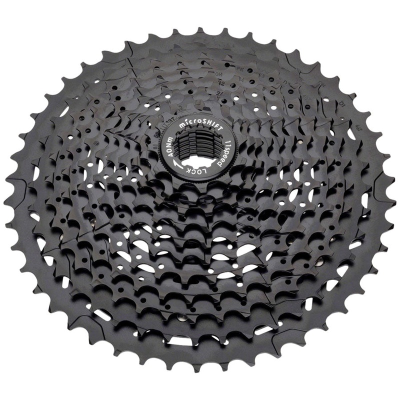 microSHIFT H11 Cassette - 11 Speed 11-46T Black ED Coated