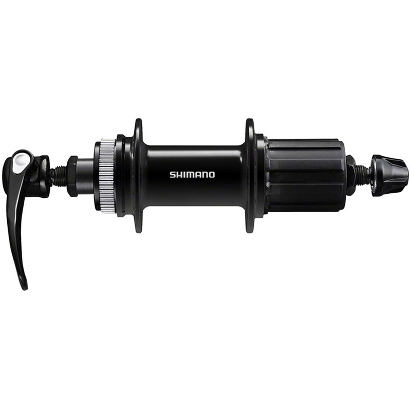 Shimano Deore FH-QC400-HM Rear Hub - QR x 141mm Center-Lock Disc HG10 BLK 36H