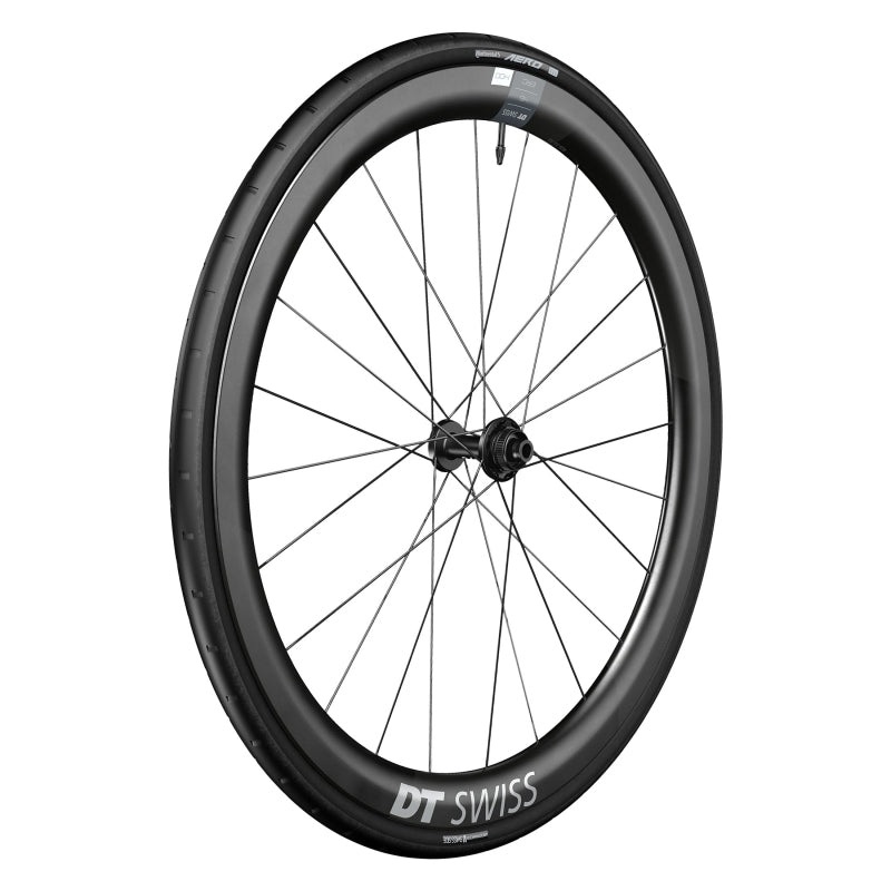 DT Swiss ERC 1400 DiCut 45 Front Wheel - 700 12 x 100mm Center-Lock BLK WTS w/Aero 111 Tire