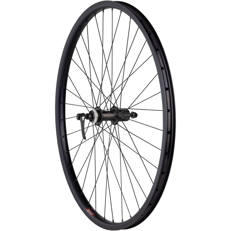 Quality Wheels Value HD Series Disc Rear Wheel - 700 QR x 135mm Center-Lock HG 10 BLK