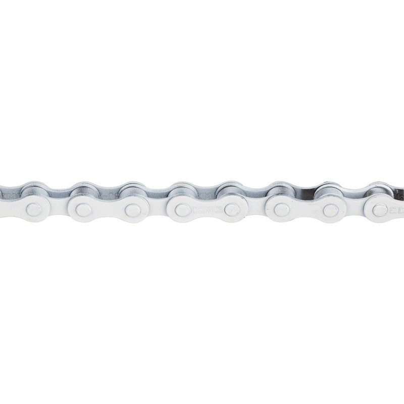 KMC S1 Chain - Single Speed 1/2" x 1/8" 112 Links White