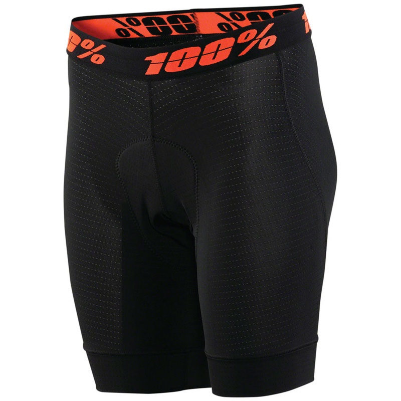 100% Crux Short Liner - Black Womens Small