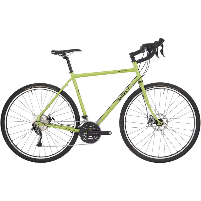 Surly Disc Trucker Bike - 700c Steel Pea Lime Soup 56cm