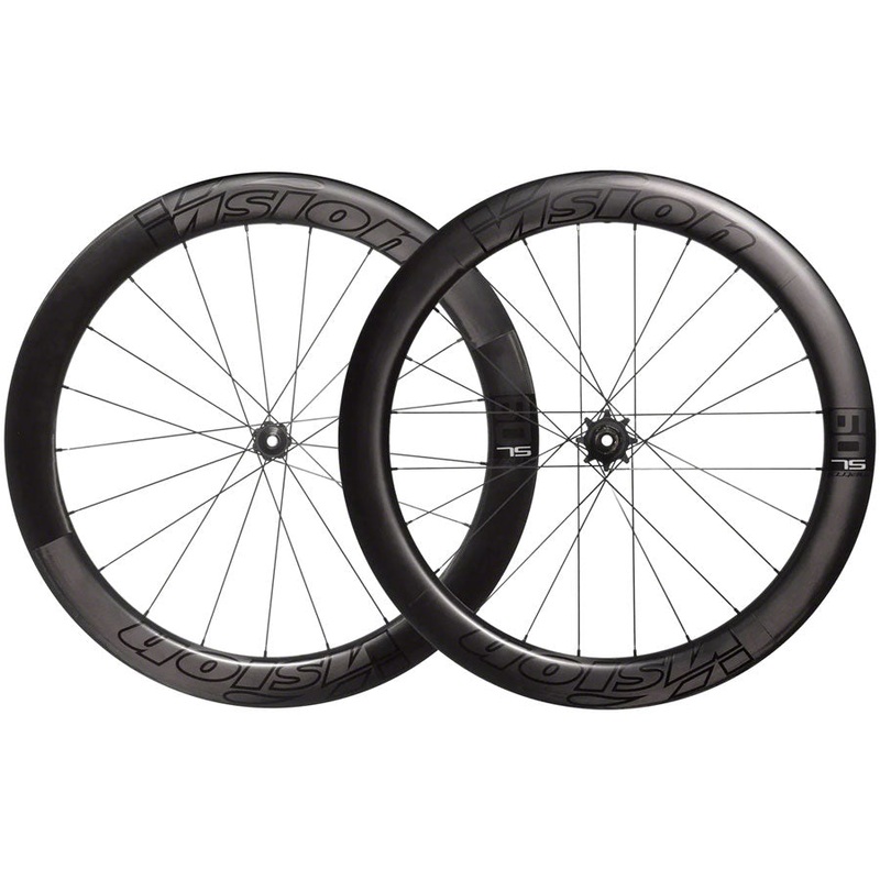 Vision Metron 60 SL TL Disc Wheelset - 700 12x100mm/12x142mm Center-Lock HG 11/12 BLK