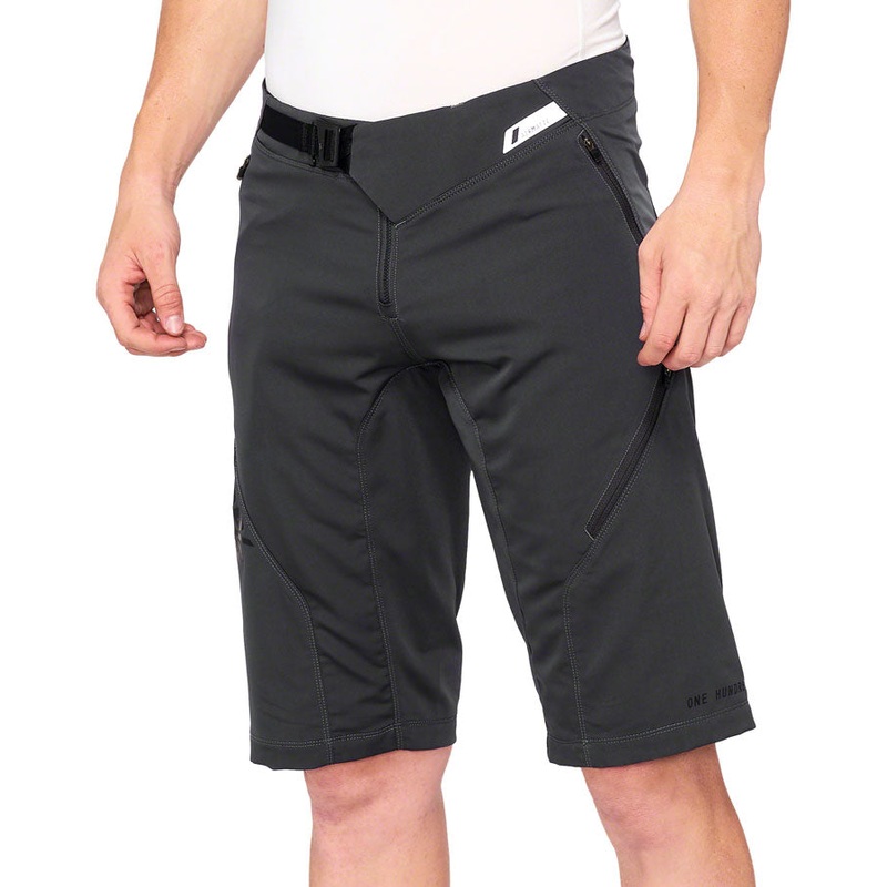 100% Airmatic Shorts - Charcoal Size 32