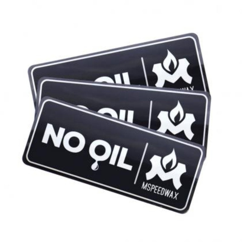 MSpeedWax No Oil Decals (Set of 3)