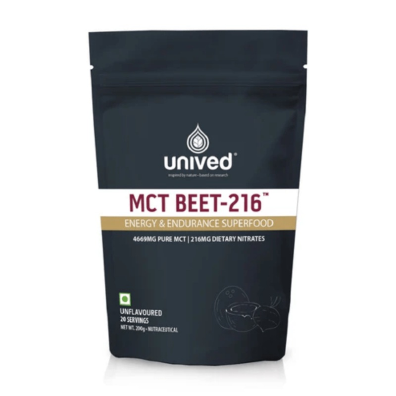 Unived Energy & Endurance Superfood MCT Beet-216 - 20 Serving Pouch