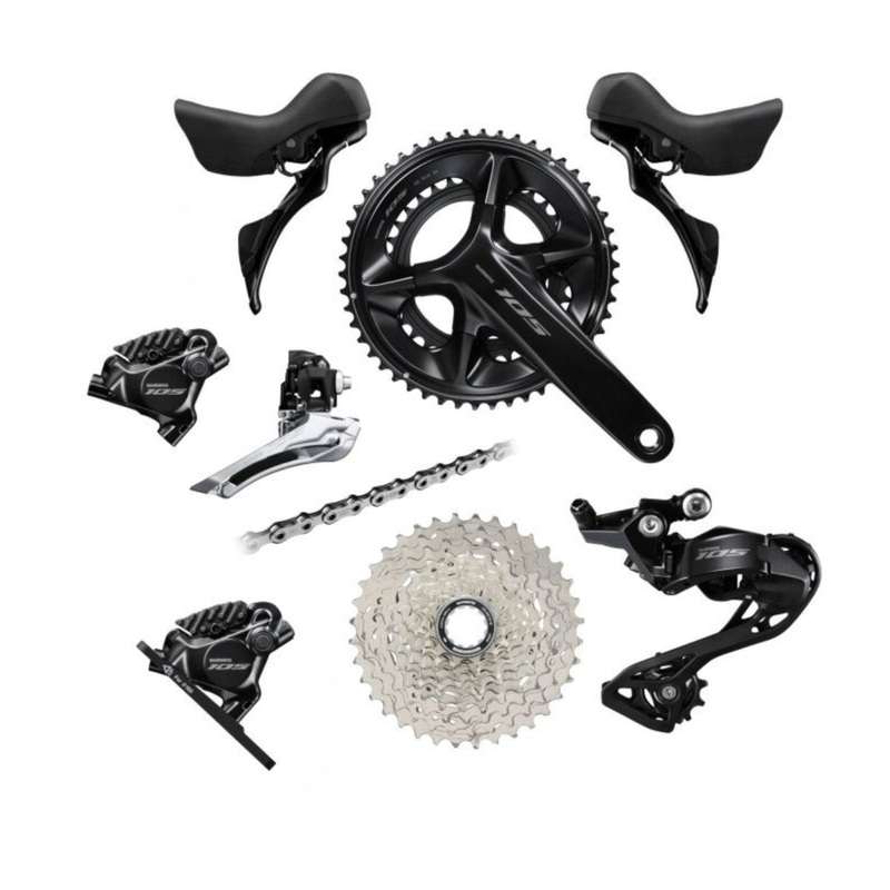 Shimano 105 R7100 2x12 Speed Disc Brake Groupset