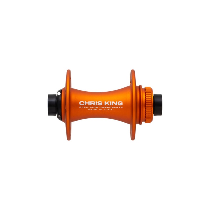 Chris King Boost Centerlock Front Hub - 15 x 110mm, Center-Lock, Matte Mango, 32H