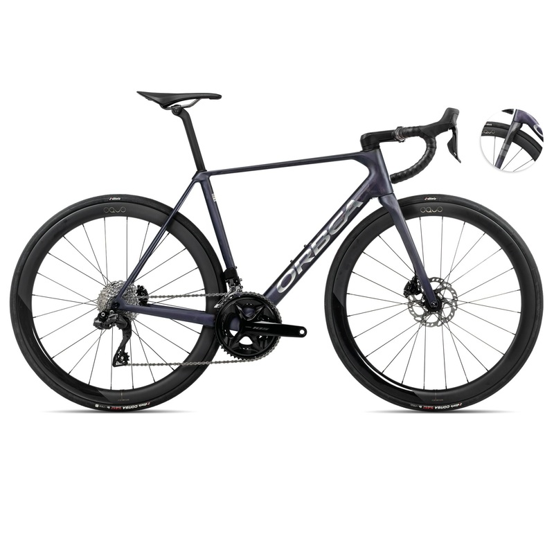 2025 Orbea ORCA M30iLTD PWR Racing ROAD BIKE - 47cm, Tanzanite (Matte) - Carbon Raw (Matte)