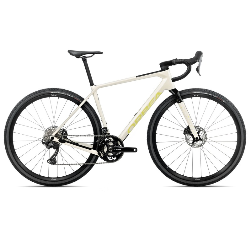 2025 Orbea TERRA M20TEAM Gravel ROAD BIKE - X-Large, Ivory White - Spicy Lime (Gloss)