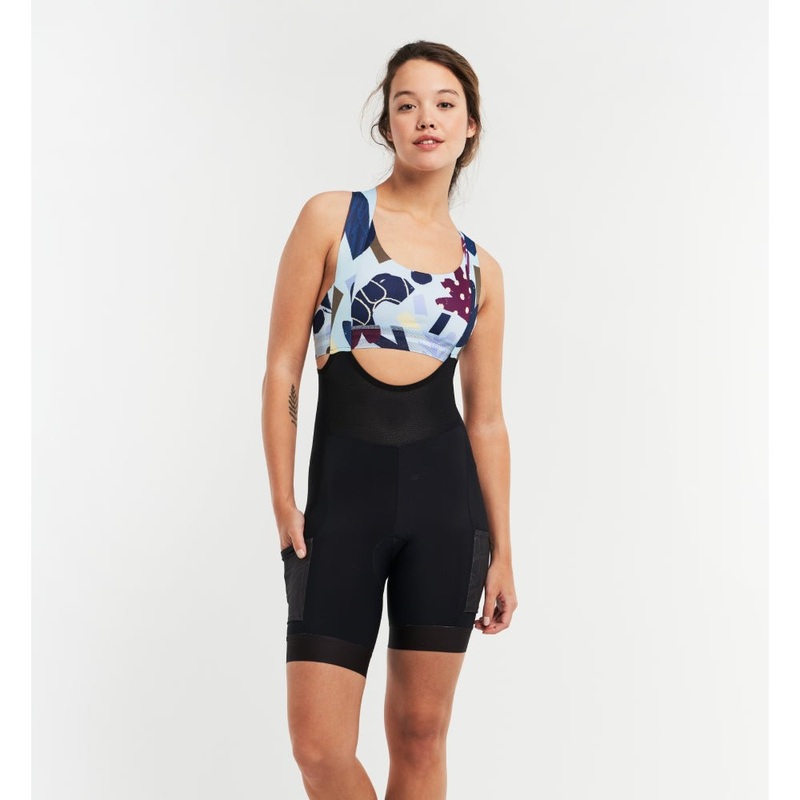 Peppermint Gravel Cargo Womens Bib Short