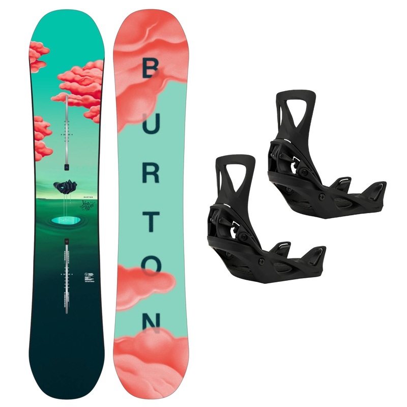 Burton Yeasayer Flying V Women's Snowboard and Step On Women's Binding 2025