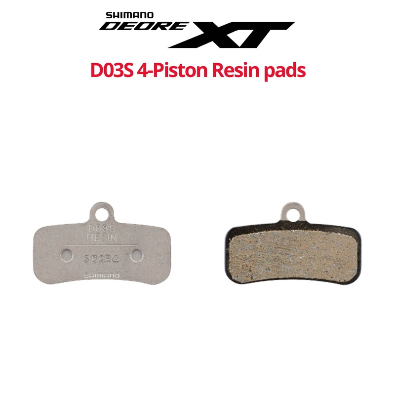 Shimano D03S 4-Piston Resin pads (Y1XM98010)