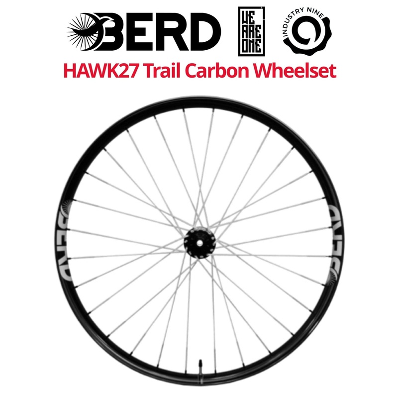 Berd / We Are One / Industry Nine HAWK27 29" Trail Carbon Wheelset