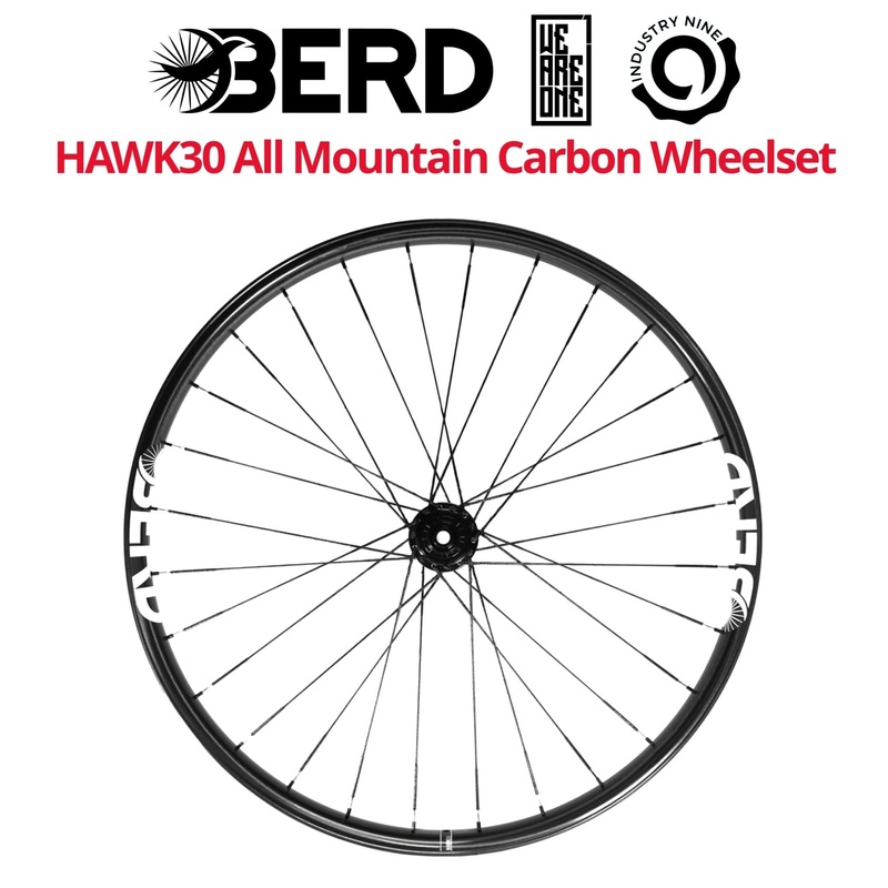 Berd / We Are One / Industry Nine HAWK30 29" All Mountain/Enduro Carbon Wheelset