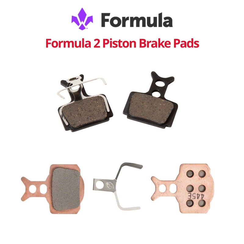 Formula 2 Piston Brake Pads - Organic or Sintered