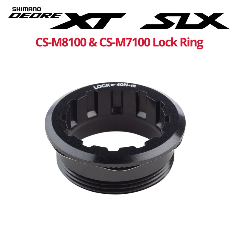 Shimano XT CS-M8100, SLX CS-M7100 & Deore 12s CS-M6100 Lock Ring & Spacer (Y0GY98010)