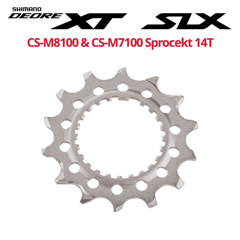 Shimano XT CS-M8100, SLX CS-M7100 & Deore 12s CS-M6100 Sprocket 14T (Y0GX14000)