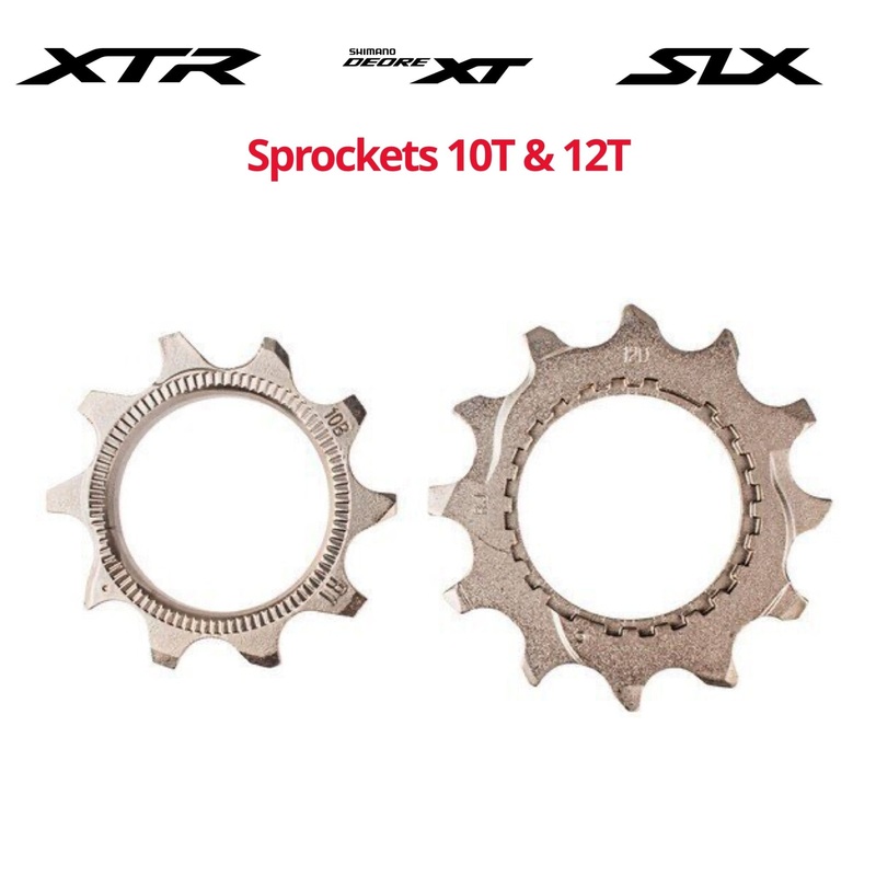 Shimano XTR CS-M9100, XT CS-M8100, SLX CS-M7100 & Deore 12s CS-M6100 Sprockets 10+12T (Y1X498020)