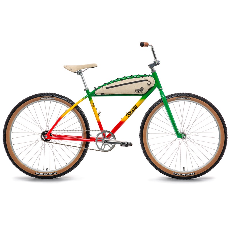 State Bicycle Co. x Bob Marley - Klunker + Hemp Bag Combo