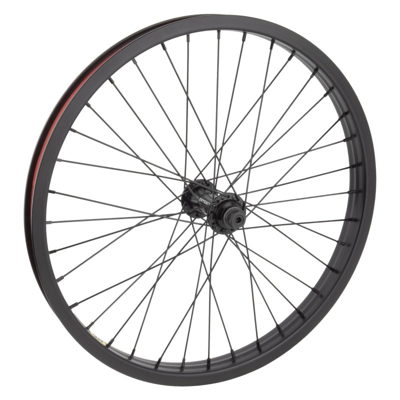 Stage-2 Front Wheel - 20" 3/8" x 100mm Rim Brake Black