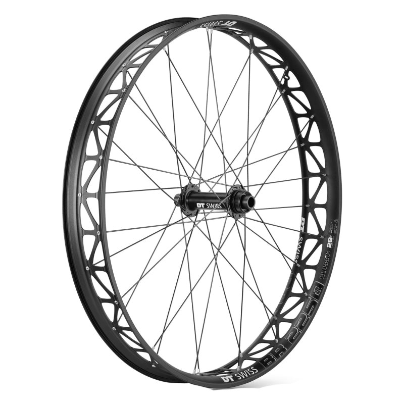 Big Ride Front Wheel - 26" 15 x 150mm Center-Lock BLK/White Clincher