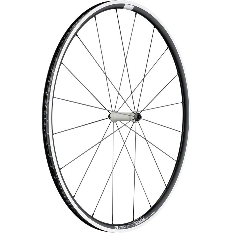 PR 1600 Spline 23 Front Wheel - 700 QR x 100mm Rim Brake Black