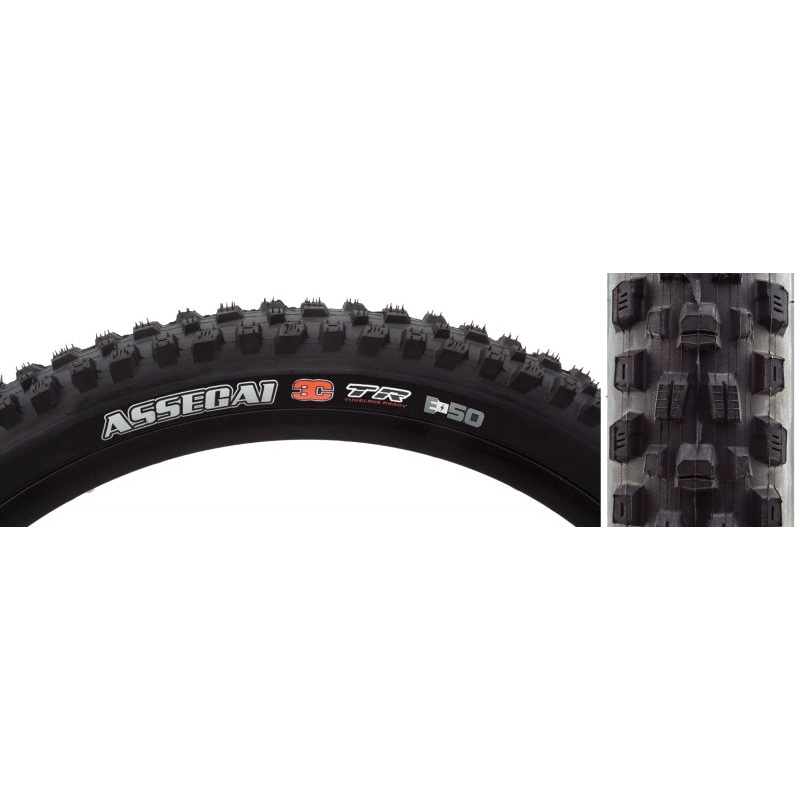 Assegai Tire - 29 x 2.5 Tubeless Folding BLK 3C MaxxGrip DH Wide Trail E-50
