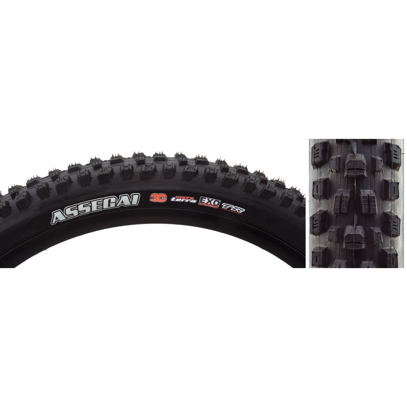 Assegai Tire - 29 x 2.6 Tubeless Folding Black 3C MaxxTerra EXO