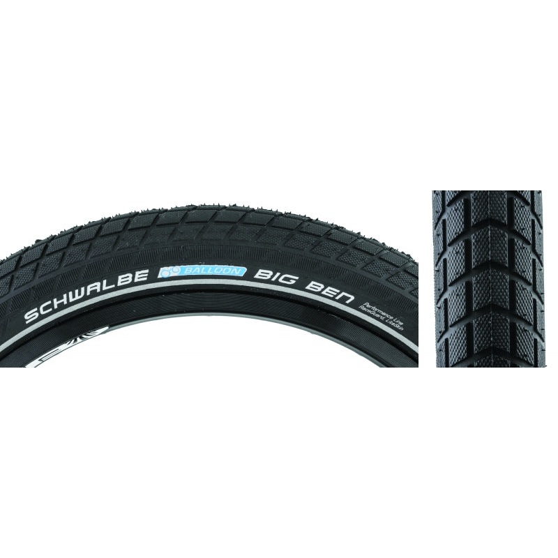 Big Ben Tire 26x2.15 Wire Clincher Endurance RaceGuard 67TPI Black