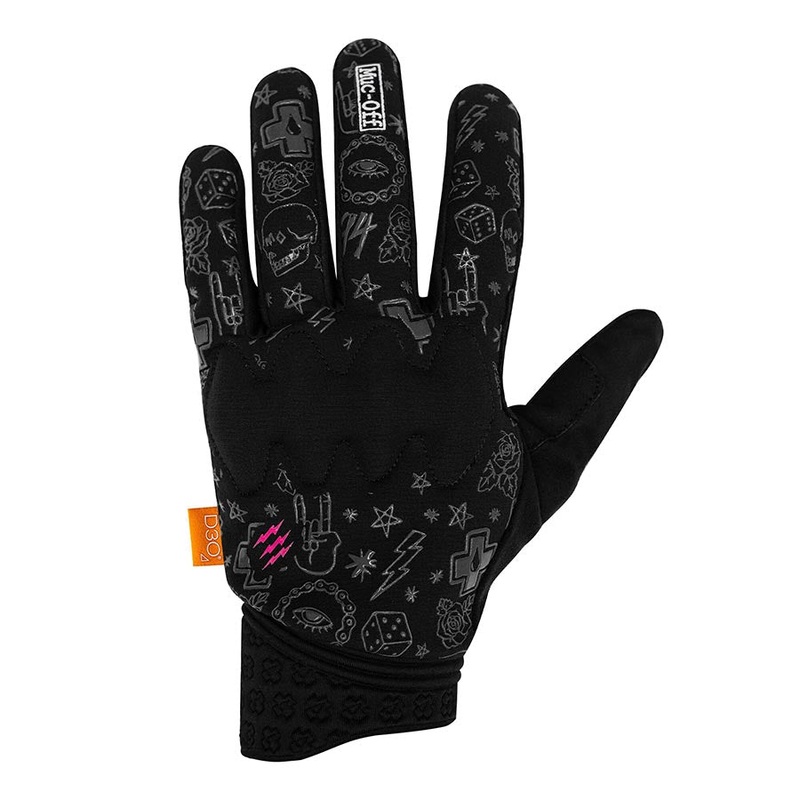 D30 Rider Full Finger Gloves Punk S Pair