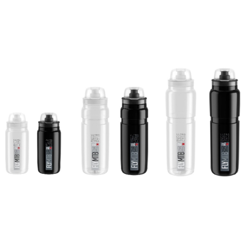Elite Fly MTB Black Water Bottle - Options