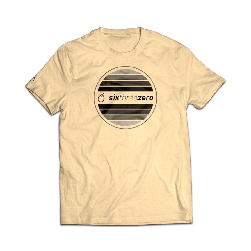sixthreezero Premium Short Sleeve Crew EVRY Shirt Design B Papyrus/Black